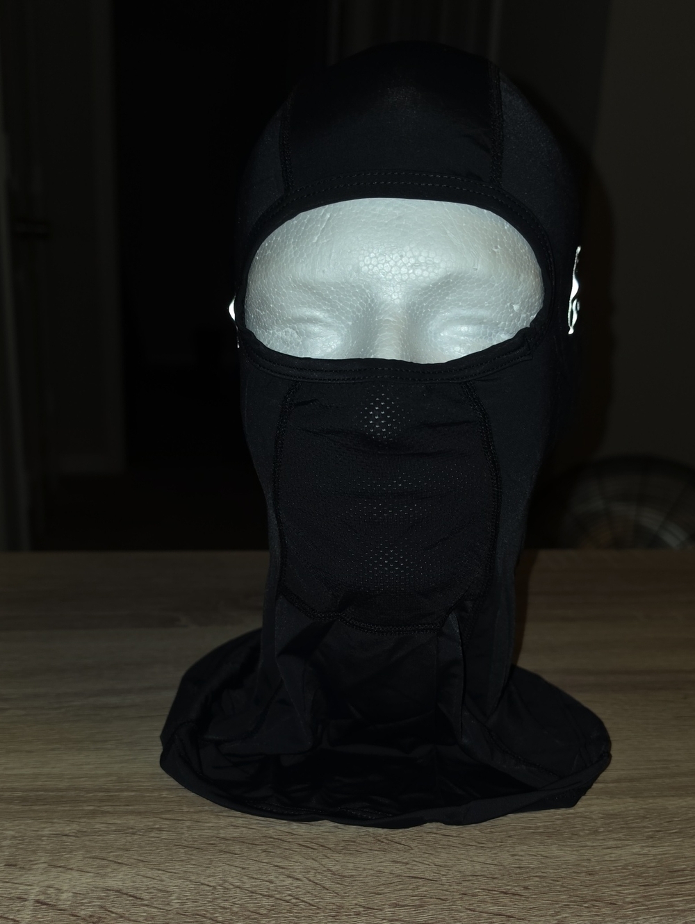 Black Full-Face Balaclava Mask - Breathable Men's Face Cover